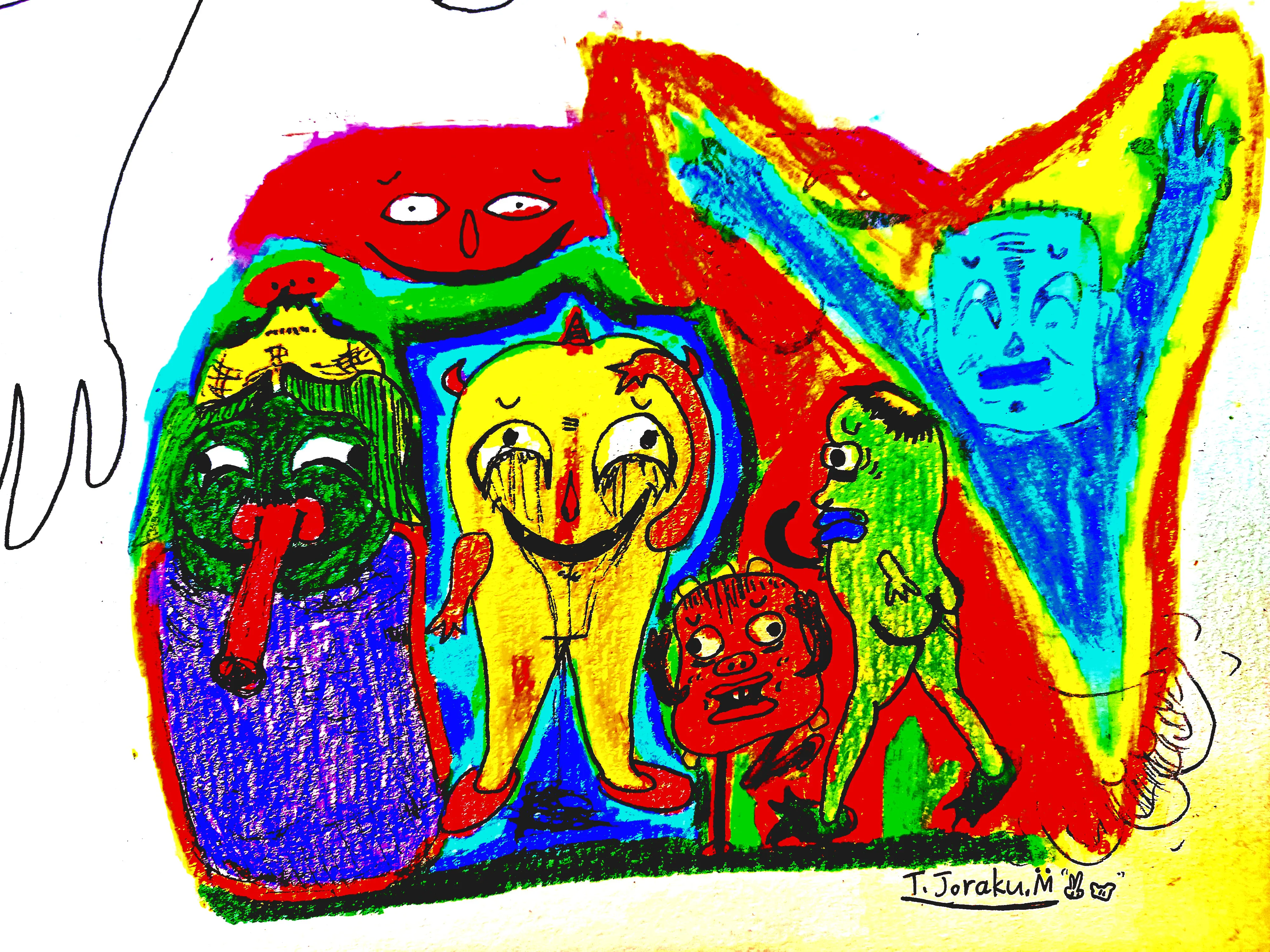 Colorful Ghosts, T.Joraku.M (2023) Colorful Ghosts, T.Joraku.M (2023)