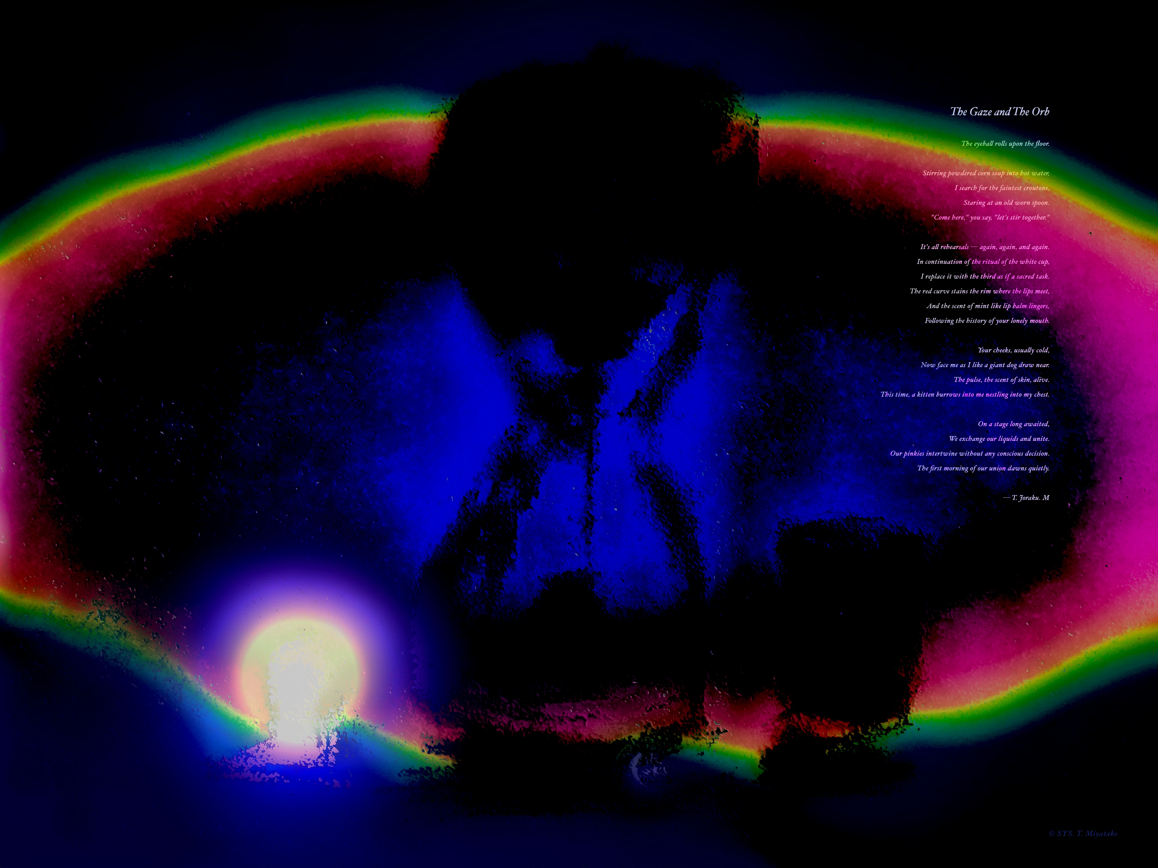 The Gaze and The Orb (English version) poem image